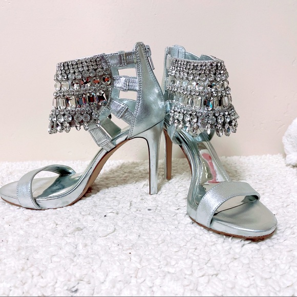 Brand New Silver Color Party & Evening Shoes - Size 6.5M - Picture 4 of 6